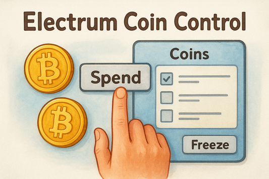Electrum Coin Control: How To Spend Specific UTXOs Safely