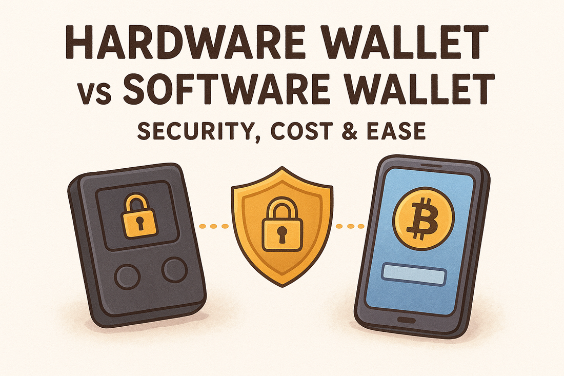Hardware Wallet vs Software Wallet: Security, Cost & Ease