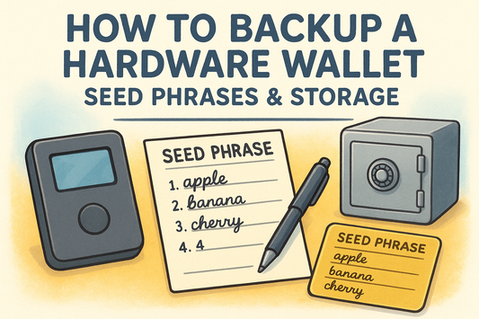 How To Backup A Hardware Wallet: Seed Phrases & Storage