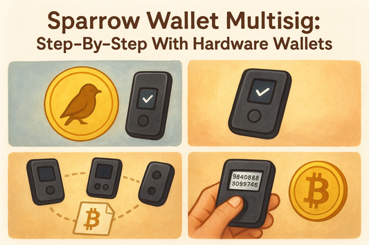 Sparrow Wallet Multisig: Step-By-Step With Hardware Wallets