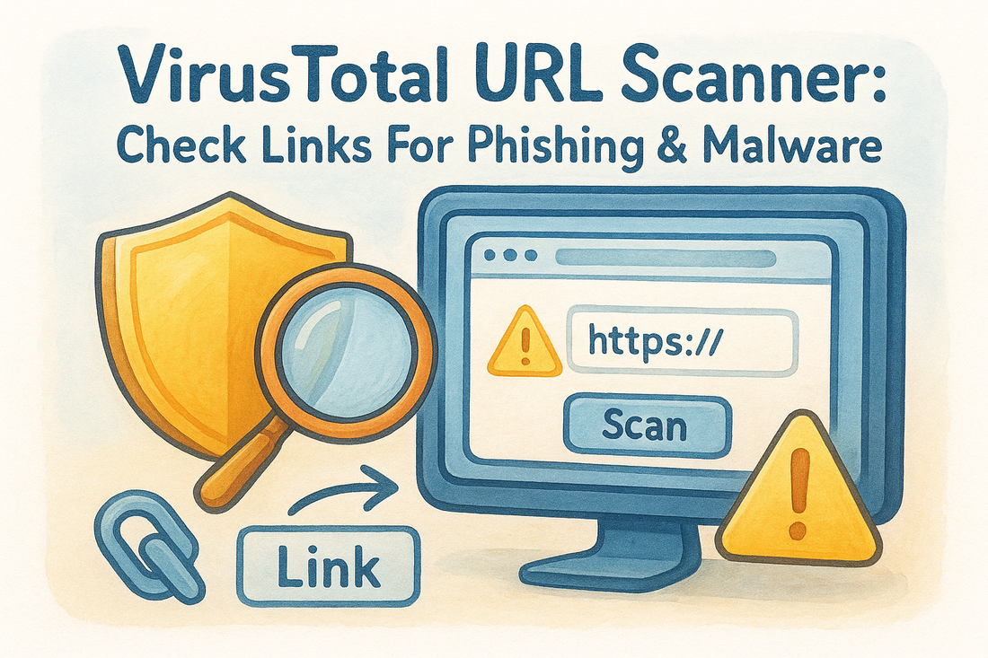 VirusTotal URL Scanner: Check Links For Phishing & Malware