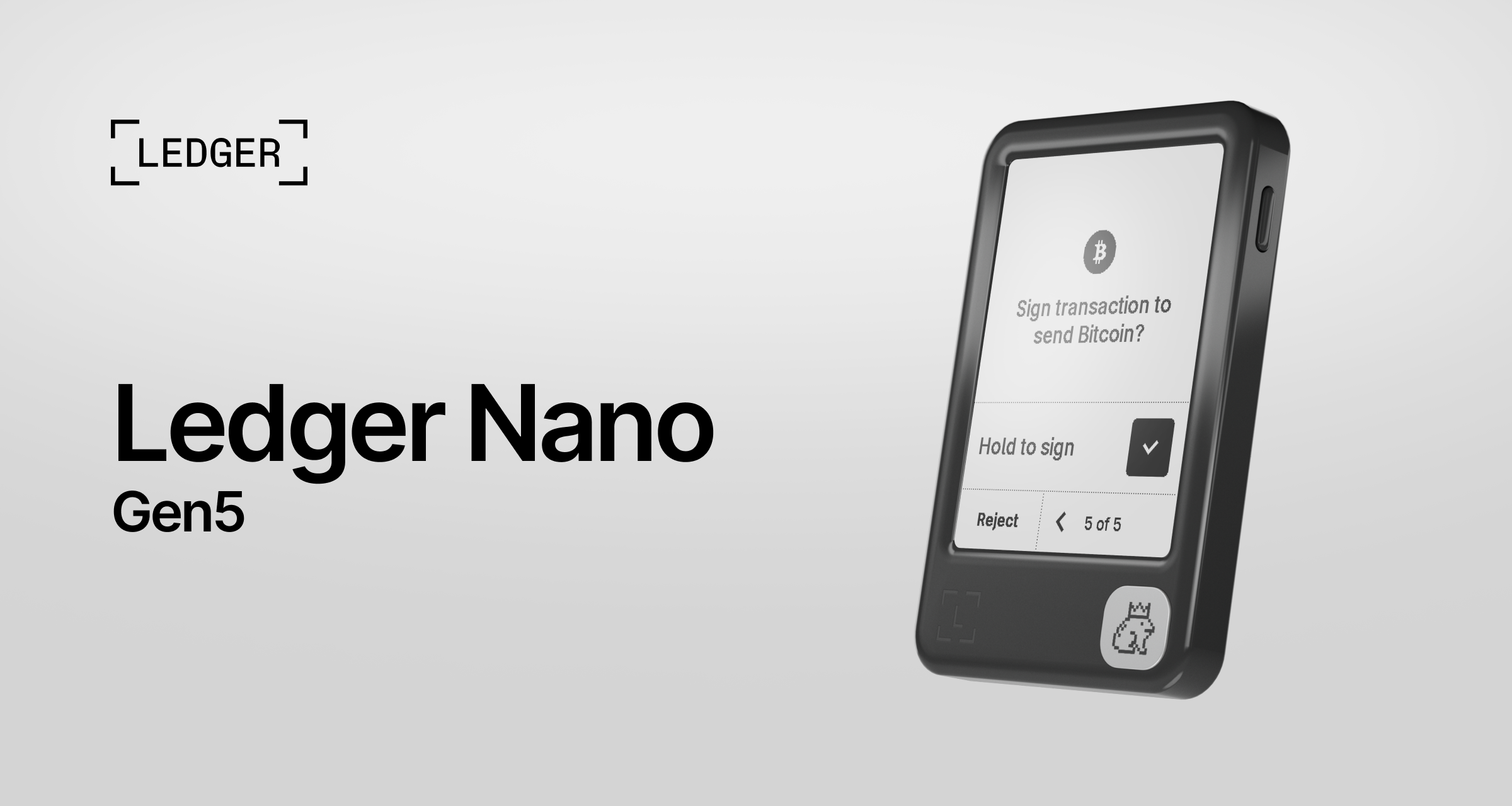 Ledger Nano Gen5 hardware wallet